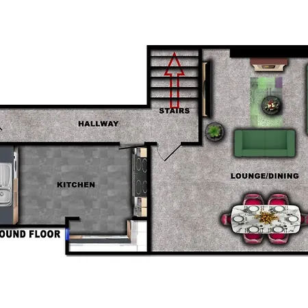 Contractor Flexible And Long Stays In Coleshill B46-3 Bedrooms With 4 Separate Beds Birmingham